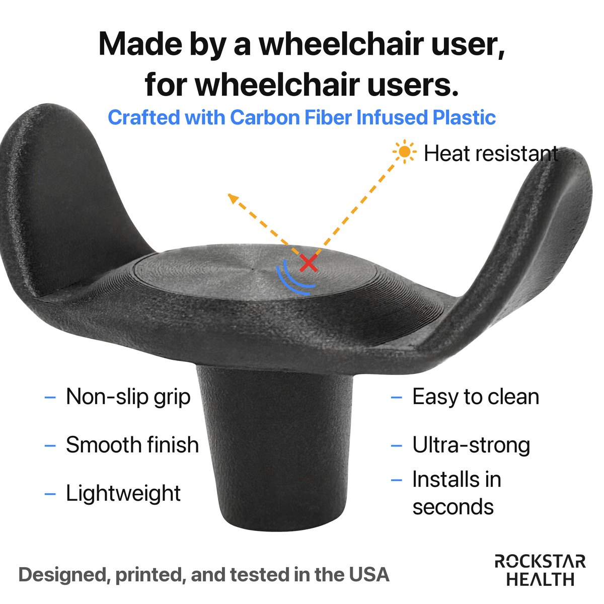 Features of the small joystick topper
